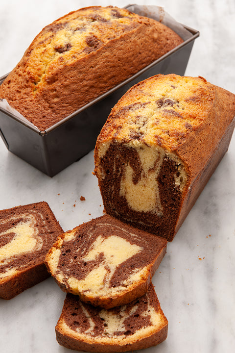 Chocolate Marble Pound Cake - BAKED - 1 Pc - 750 Grs