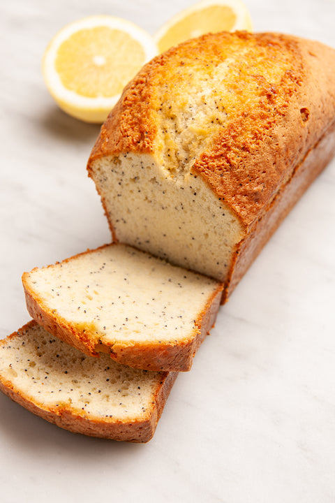 Lemon Poppy Seed Pound Cake - BAKED - 1 Pc (750 Grs)