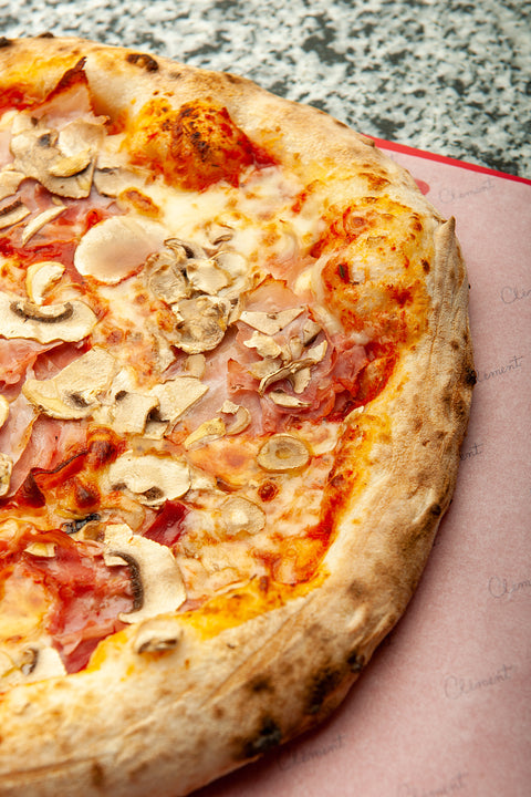 Ham and Mushroom Pizza - FROZEN - Pack of 1 pc