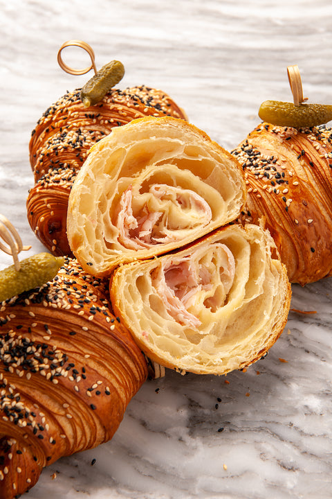 Turkey & Cheese Croissant - FROZEN - Pack of 6 pcs