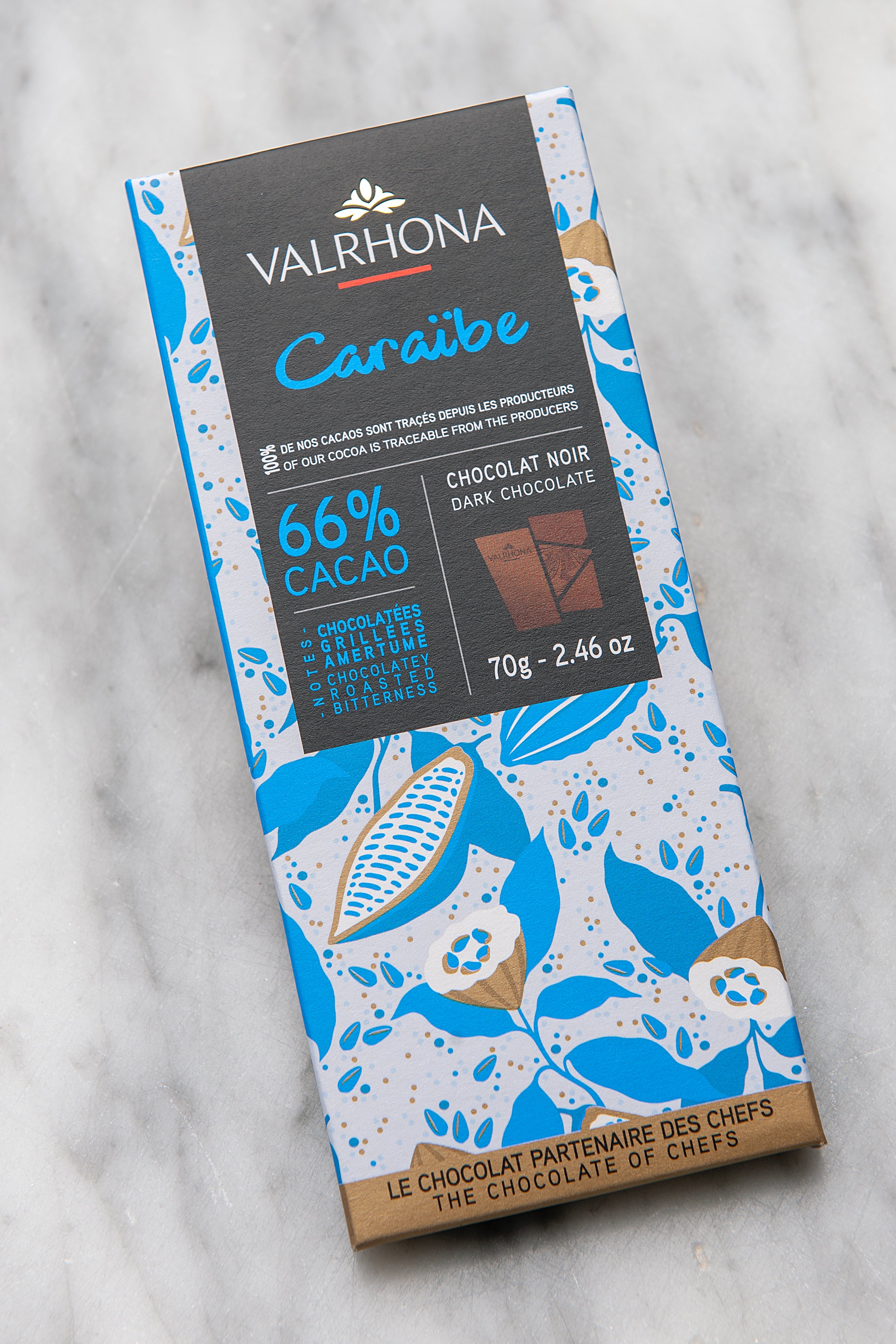 Caraïbe 66%  Chocolat Valrhona