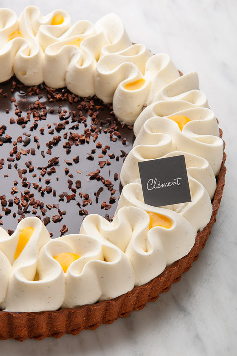 Chocolate and Passion Fruit Tart