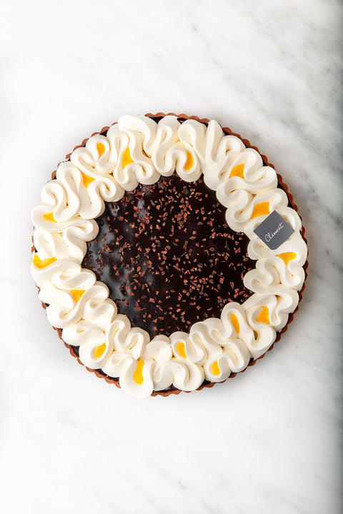 Chocolate and Passion Fruit Tart