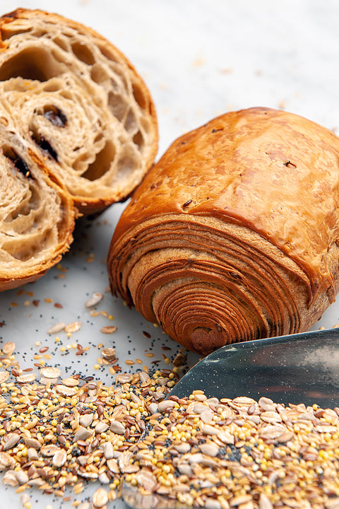 Light Multigrain Pain Au Chocolat - BAKED - 1 Pc