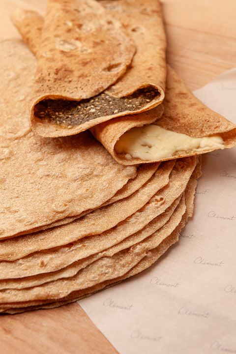 Artisan Saj Dough – 90% Baked, Ready to Finish - FROZEN - Pack Of 10 Pcs