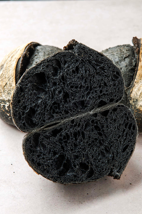 Artisan Charcoal Sourdough (48 Hours) Sliced - 700 Grs