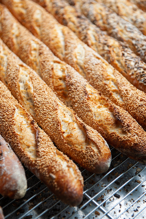 Artisan Sesame Sourdough Baguette - FROZEN - Pack of 4 pcs